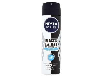 Nivea Men Black & White Invisible Fresh antiperspirant, 150 ml