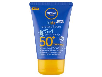 Nivea Sun Protect & Care OF 50+ dětské kapesní mléko na opalování, 50 ml