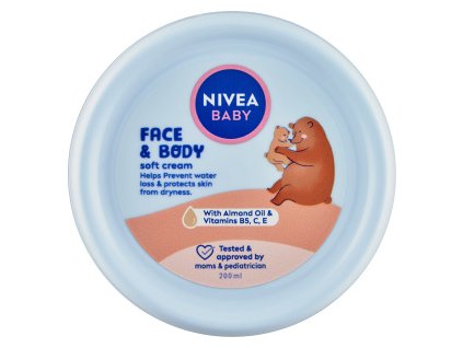 Nivea Baby Krém na obličej a tělo 200 ml