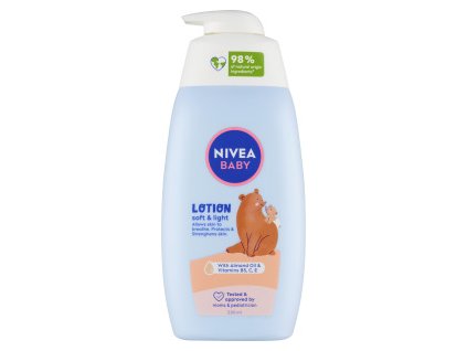 Nivea Baby tělové mléko lehké, 500 ml
