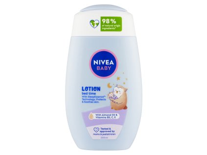 Nivea Baby Bed Time tělové mléko, 200 ml