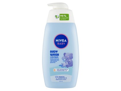 Nivea Baby sprchový gel pro jemnou koupel, 450 ml