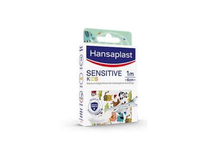 Hansaplast Kids Sensitive náplast zvířátka 1m