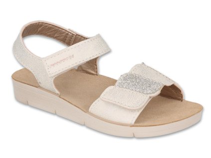 47964 1 068y005 29 befado divci sandalky clip stribrne (1)