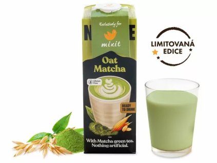 Ovesný nápoj Matcha