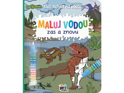 0008969 maluj vodou zas a znovu dinosauri