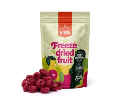 grizly susene a lyo ovoce lyofilizovane maliny grizly maliny lyofilizovane xxl 125 g