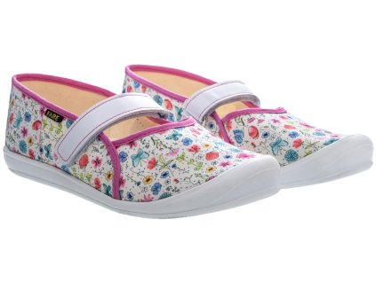 FARE KLASIK dětské papuče na suchý zip 4212481