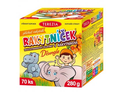 RAKYTNÍČEK želatinky DŽUNGLE 70 kusů