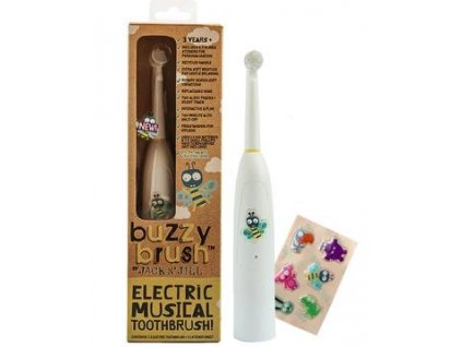 Jack N´Jill náhradní hlavice na elektrický zubní kartáček BUZZY BRUSH 2 ks