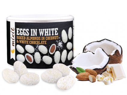 eggs in white produktovka