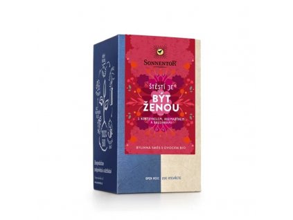 bio bylinny caj stesti je byt zenou sonnentor 306 g 18 sacku