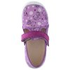FARE KLASIK Dětské papuče na suchý zip fialové 4110491