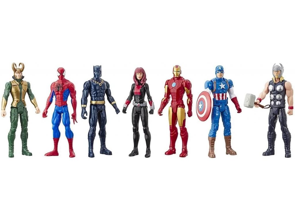 Hasbro Avengers Sada 7 figurek 30 cm Titan Hero - Kidscompany.cz
