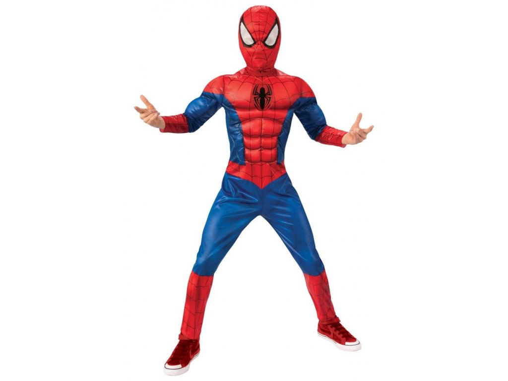 Rubies Marvel Spider-Man dětský kostým Deluxe M - Kidscompany.cz