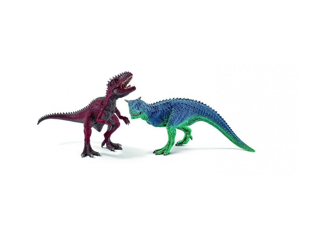 Schleich 42215 Dinosauři sada, Carnotaurus und Giganotosaurus