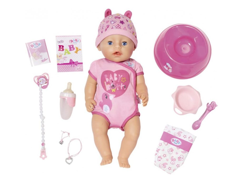 Zapf Creation 826065 Baby Born Soft Touch holčička panenka  ECO balení
