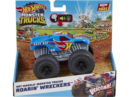mattel hot wheels monster trucks roarin wreckers race ace HDX63