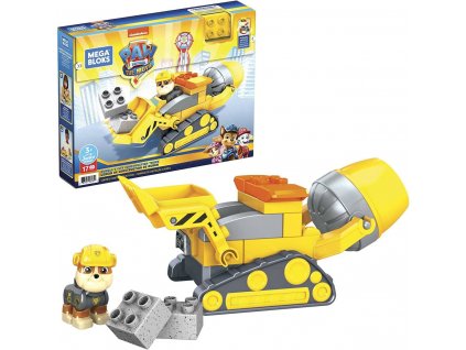 mega bloks tlapkova patrola rubbluv buldozer paw patrol gyw91