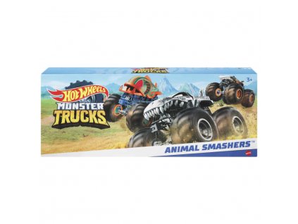 mattel hot wheels monster trucks animal smashers 3ks hgx13 6