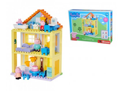 big bloxx stavebnice peppa pig rodinny dum 57164