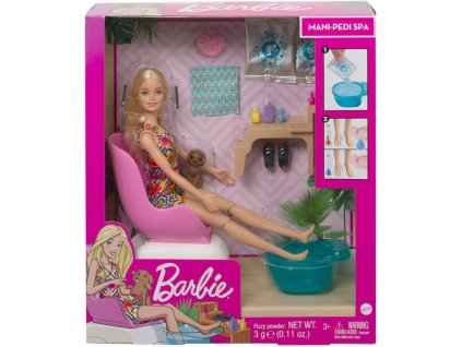 Mattel Barbie GHN07 Manikúra / pedikúra herní set