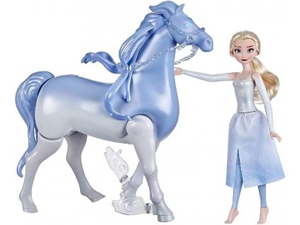 hasbro disney frozen 2 princezna elsa panenka a chodici kun nokk e6716