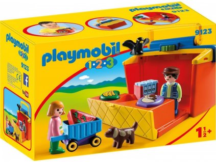 Playmobil 9123 Přenosný prodejní stánek (1.2.3)