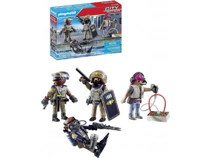 playmobil 71146 sada figurek pro specialni jednotky swat