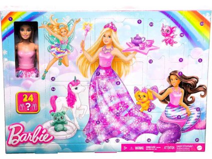 mattel barbie pohadkovy adventni kalendar 2023 hvk26