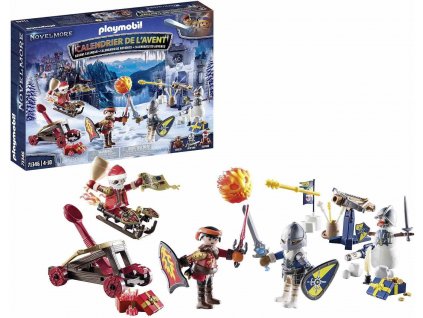 playmobil adventni kalendar novelmore 2024 bitva ve snehu 71346