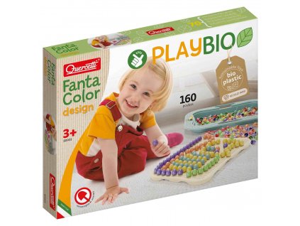 quercetti playbio fantacolor design mozaika 160 ks 80903