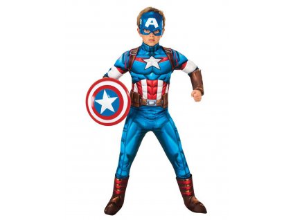 rubies detsky kostym marvel captain america deluxe 702030