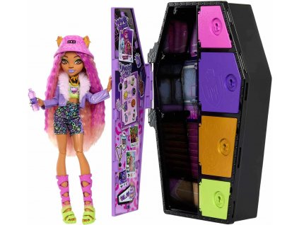 mattel monster high skulltimate secrets panenka clawdeen wolf se satni skrini hky61