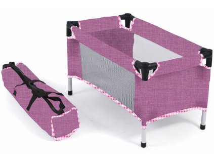 toytoytoy cestovni postylka pro panenky fuchsia 8110