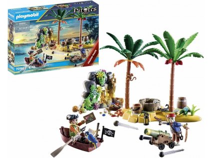 playmobil 70962 piratsky ostrov pokladu s kostlivcem