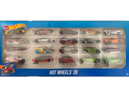 Hot wheels Angličák auta 20ks H7045