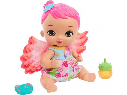 mattel my garden baby miminko plamenak s ruzovymi vlasy hpd12