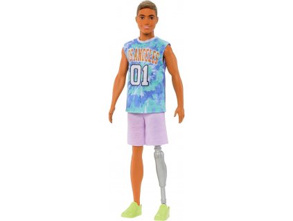 mattel barbie model panenka ken fashionistas panenka s protezou ve sportovnim vzhledu hjt11