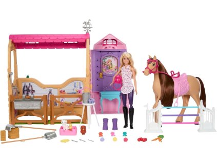 mattel barbie mysteries velka honicka na kone jdn43