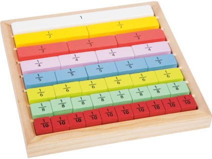 legler small fool edukativni tabulka barevna zlomky 11166