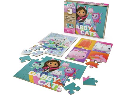 gabinin kouzelny domek drevene puzzle cats 3 motivy 6066549