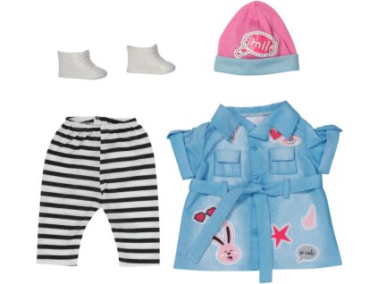 zapf creation baby born deluxe dzinove saticky 43 cm