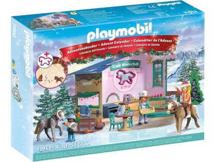playmobil 71952 adventni kalendar vanocni peceni v jezdecke kavarne