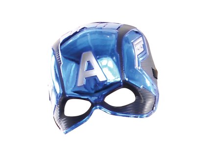 rubies marvel avengers captain america maska metallic 39217