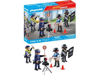playmobil 71730 sada figurek policie