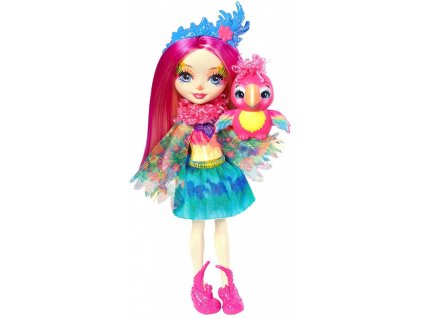 Mattel Enchantimals FJJ21 panenka a zvířátko Peeki Parrot a Shenny