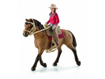 Schleich 42112 Westernová jezdkyně na koni