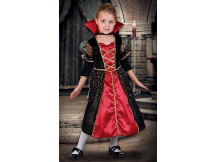 Boland 78089 dětský kostým šaty vampírka, vel. 3-4roky