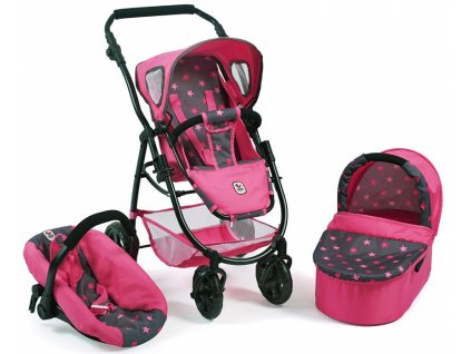 Bayer Chic 2000 Emotion 3v1 s autosedačkou Pink Stars  637 82